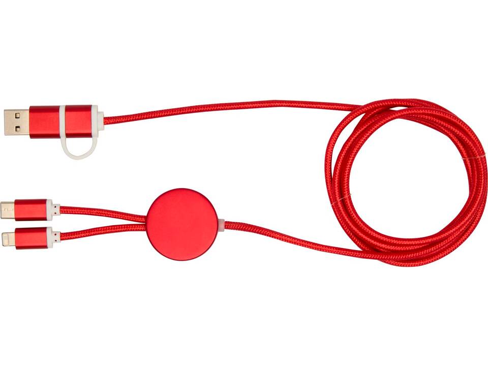 Alasia 5-in-1 recycled aluminium and plastic 150 cm data sync and 27W fast charge cable 2