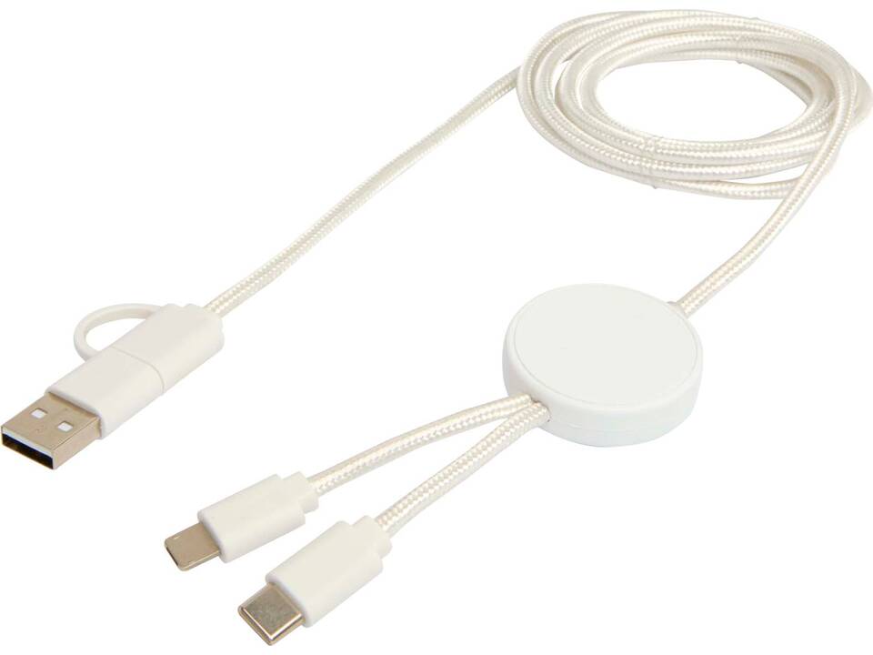 Citala 5-in-1 recycled plastic 150 cm data sync and 27W fast charge cable 4