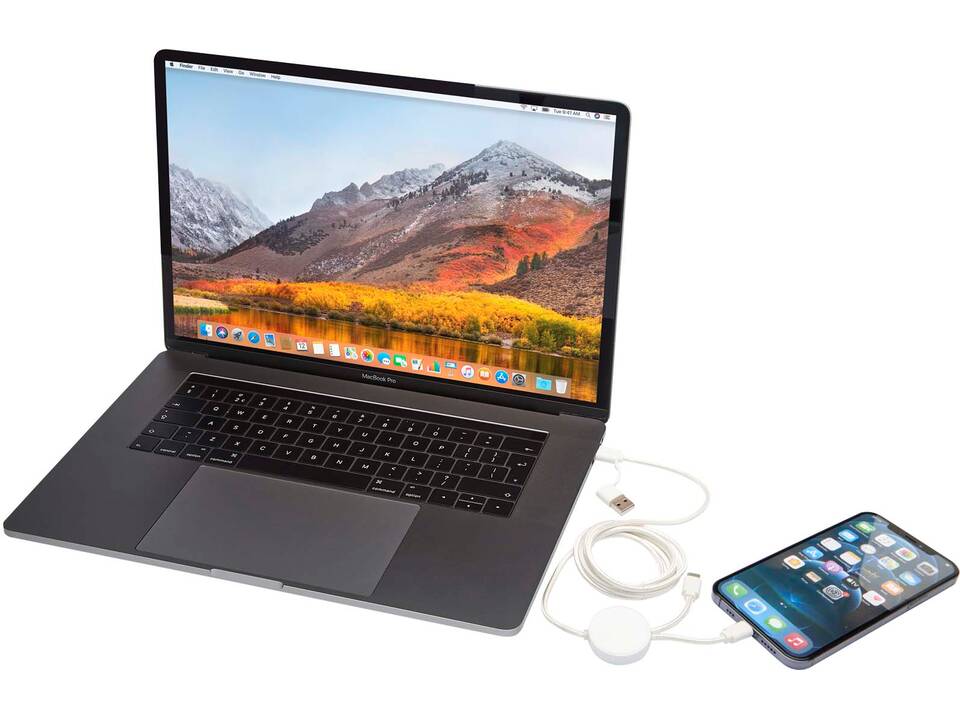 Citala 5-in-1 recycled plastic 150 cm data sync and 27W fast charge cable 6