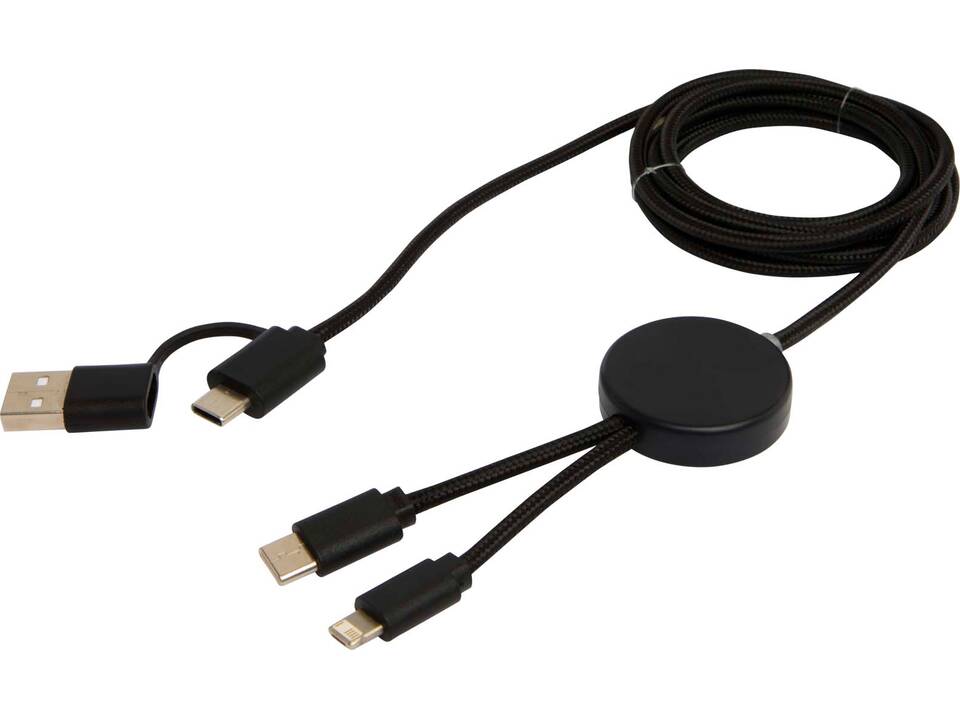 Citala 5-in-1 recycled plastic 150 cm data sync and 27W fast charge cable 13