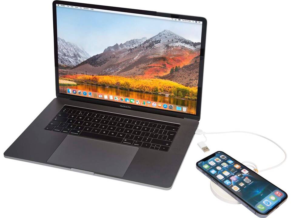 Freal 15W recycled plastic wireless charging pad 7