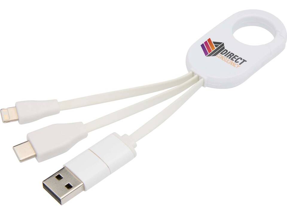 Troop 4-in-1 recycled plastic charging cable 1
