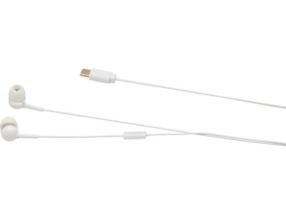 Baekdu wired Type-C headset with recycled plastic storage box 7