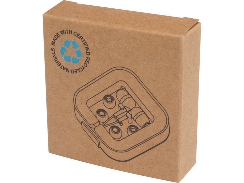 Baekdu wired Type-C headset with recycled plastic storage box 2