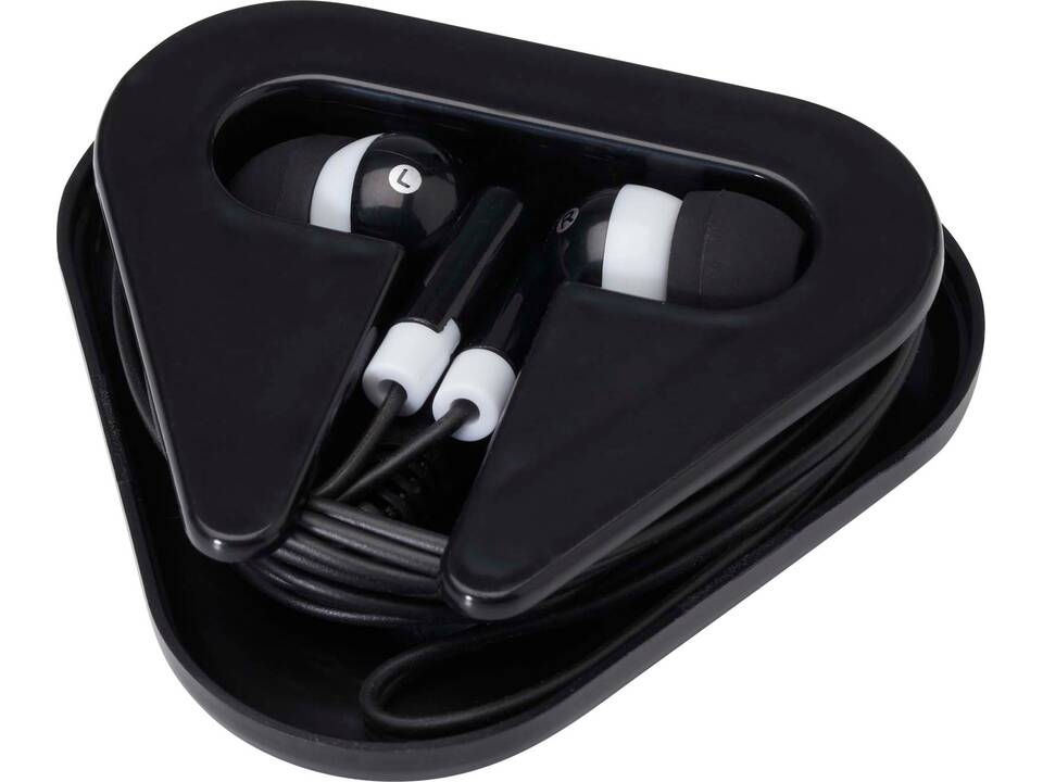 Rebel earbuds with recycled plastic storage box 10
