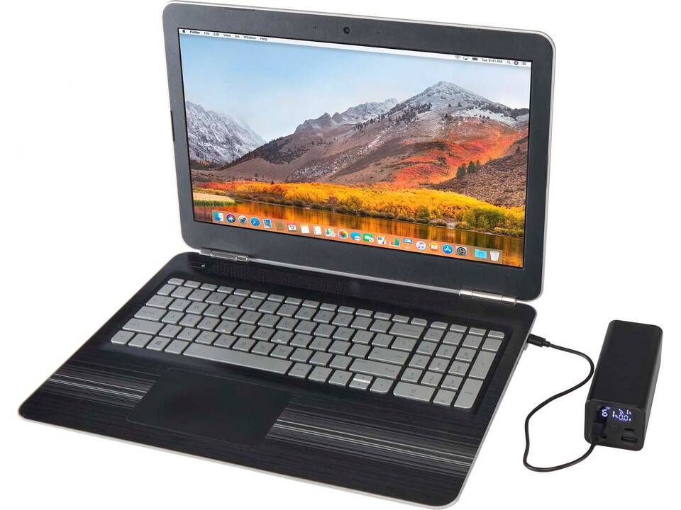 Acamar 20.000 mAh 70W recycled aluminium laptop power bank 6