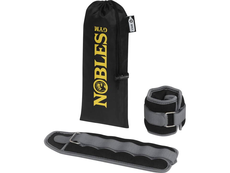 Jane set of 2 x 0.5 kg adjustable ankle/wrist weights 1