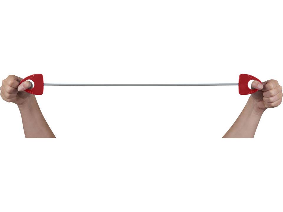 Fitness strech band with handle 1