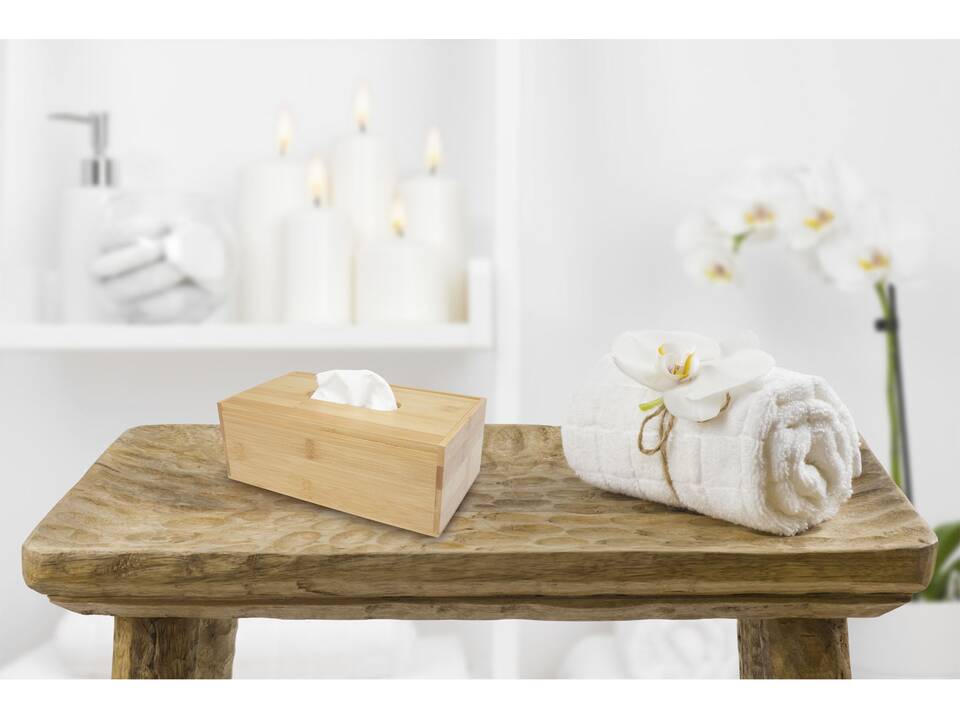 Inan bamboo tissue box holder 5