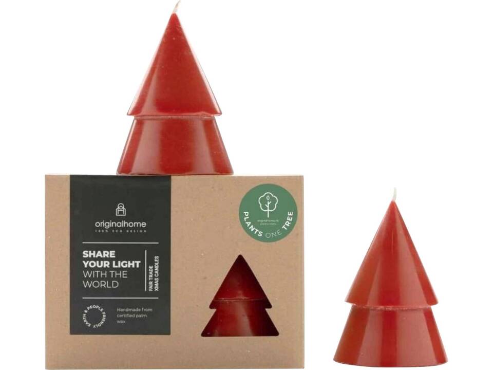 Orginal Home Xmas tree candle matcha - M 4