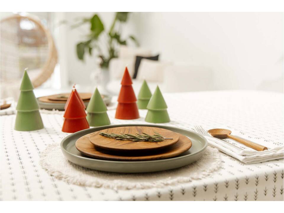 Orginal Home Xmas tree candle matcha - M 7