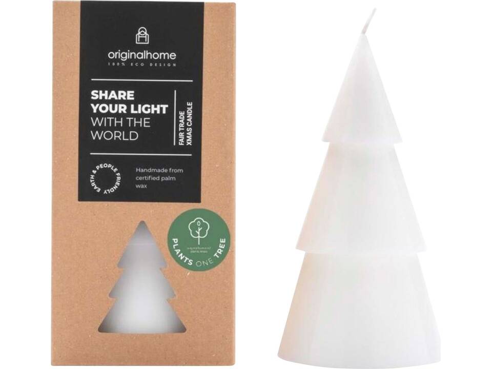 Orginal Home Xmas tree candle matcha - L