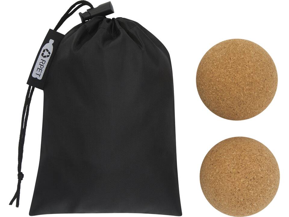 Trikona cork yoga ball 2