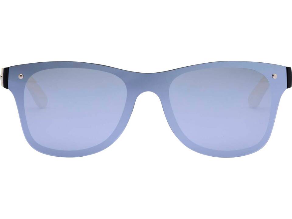 Tan sunglasses with bamboo temples 10