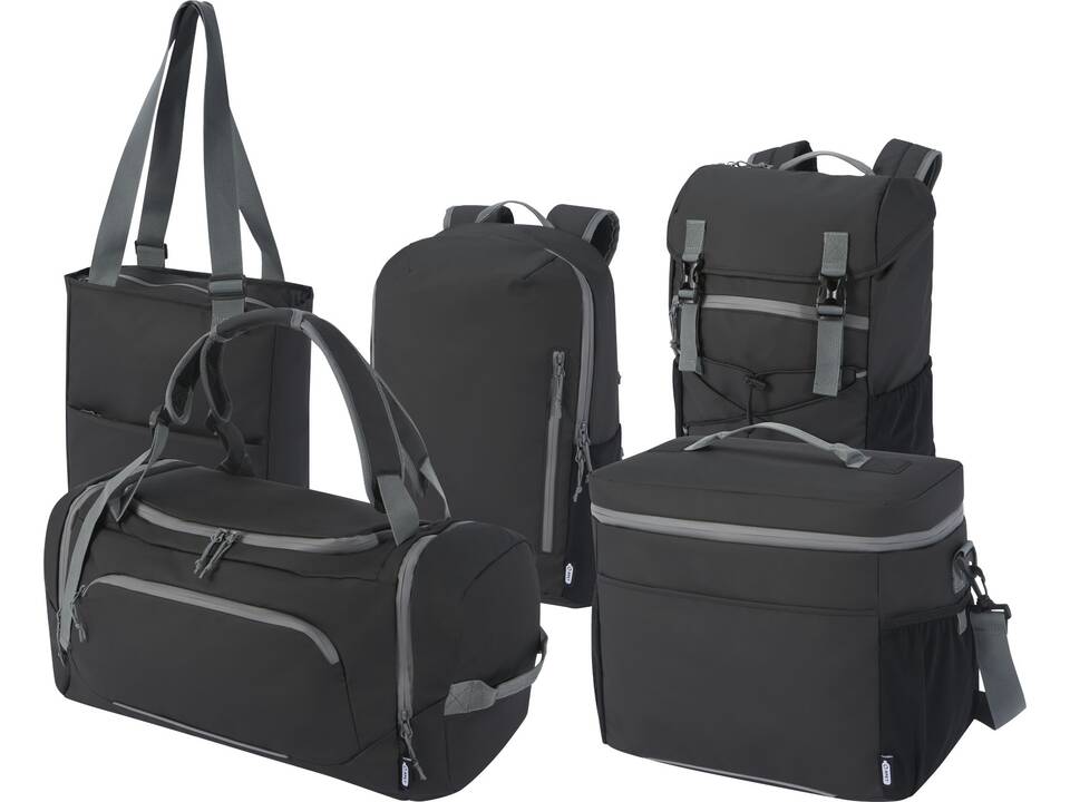 Aqua 15.6" GRS recycled water resistant laptop backpack 23L 6