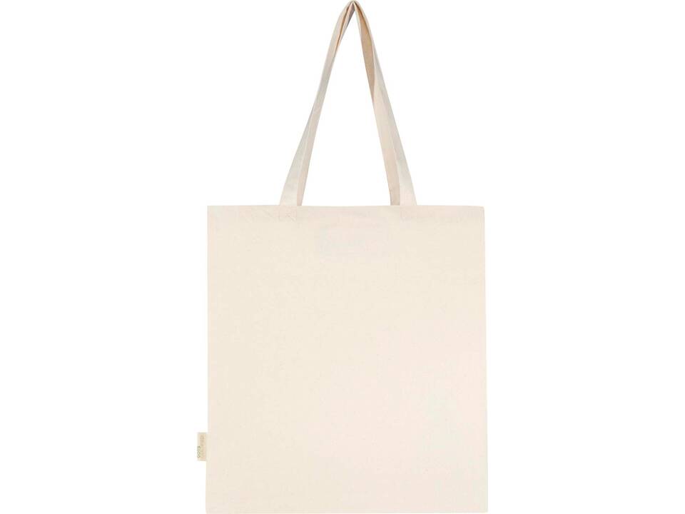 Orissa 180 g/m² GOTS organic full gusset tote bag 14L 3