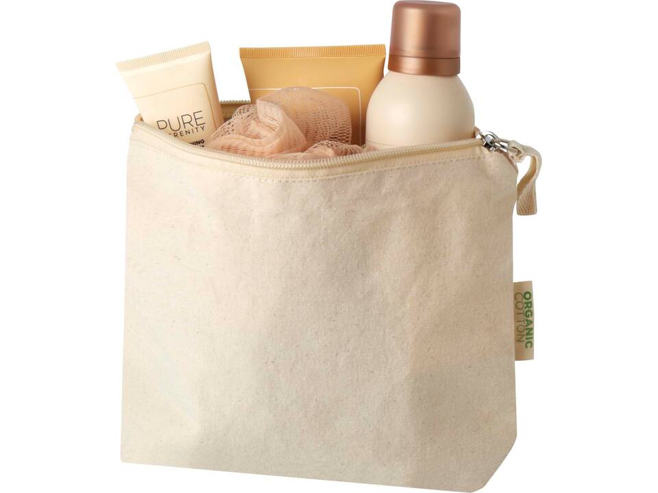 Orissa 180 g/m² GOTS organic toiletry bag 1L 4