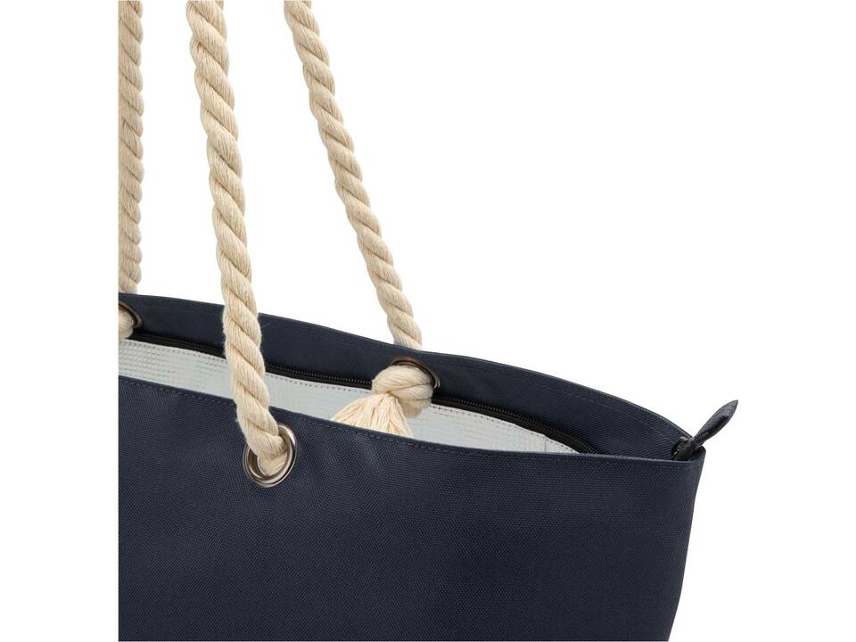 Panama GRS recycled beach cooler tote bag with cord handles 21