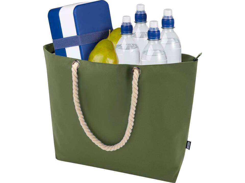 Panama GRS recycled beach cooler tote bag with cord handles 27