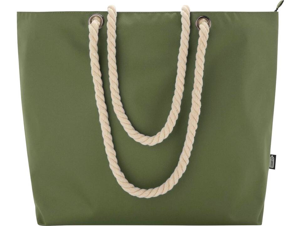 Panama GRS recycled beach cooler tote bag with cord handles 24