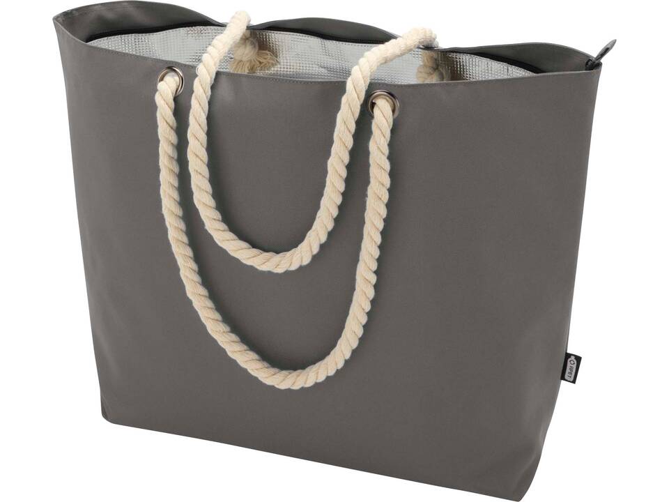 Panama GRS recycled beach cooler tote bag with cord handles 33