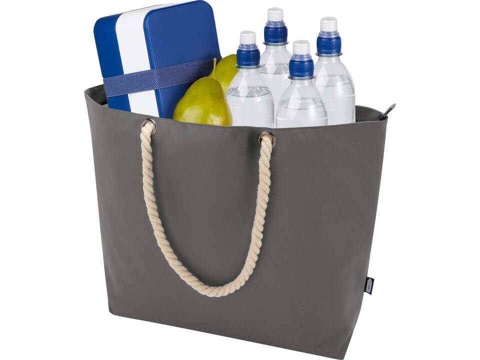 Panama GRS recycled beach cooler tote bag with cord handles 34