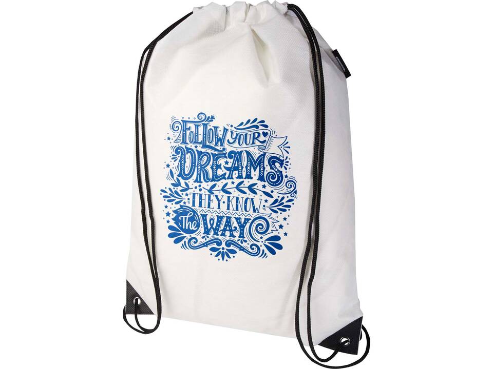 Evergreen GRS recycled non-woven drawstring bag 5L 2