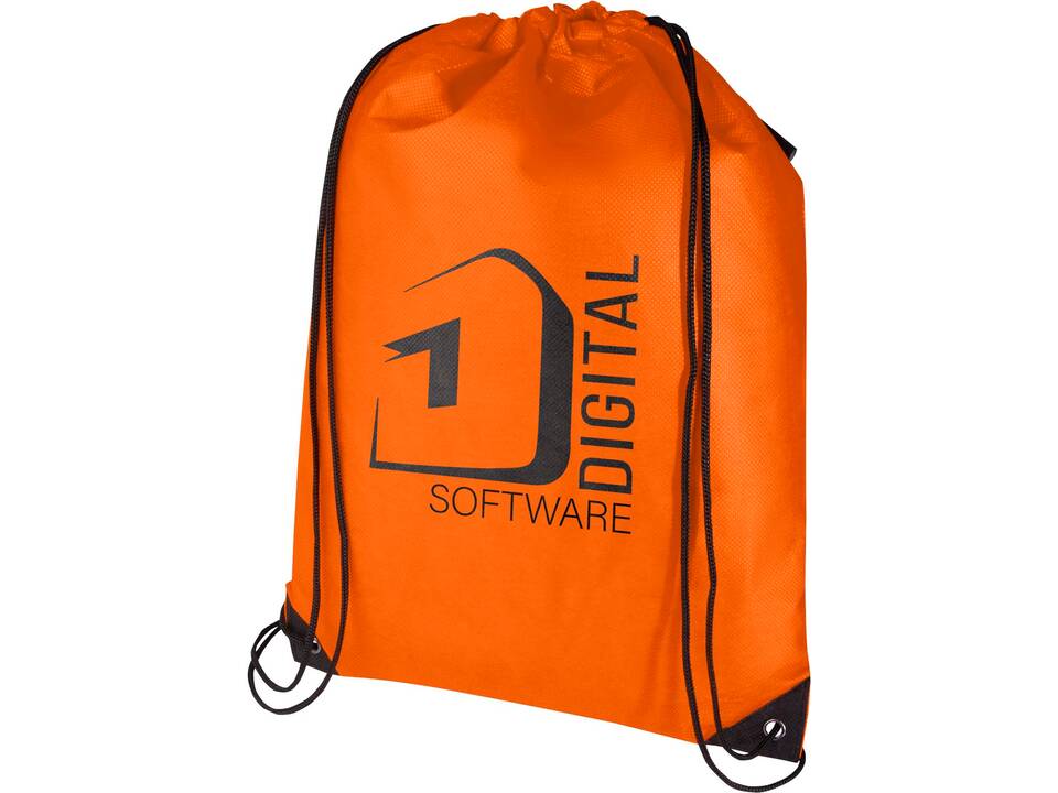 Evergreen GRS recycled non-woven drawstring bag 5L 12