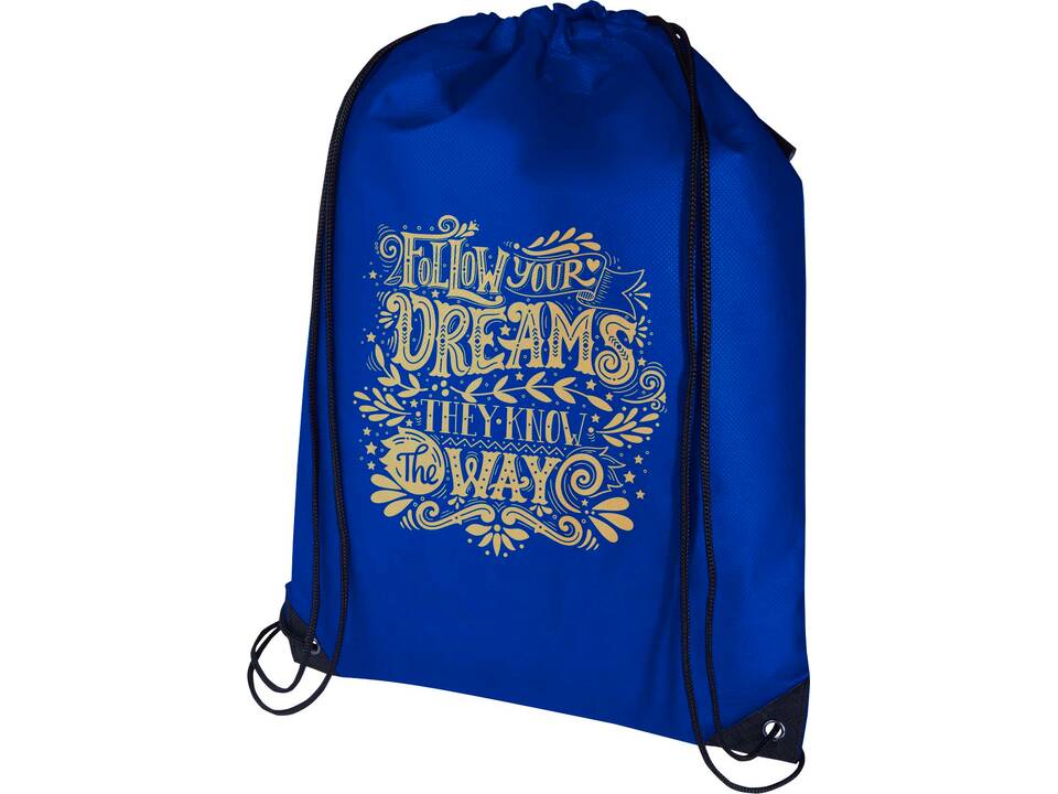Evergreen GRS recycled non-woven drawstring bag 5L 17