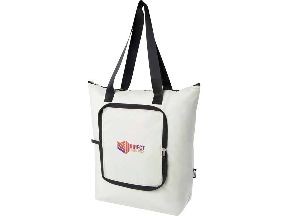 EcoFold RPET foldable tote cooler bag 15L 6