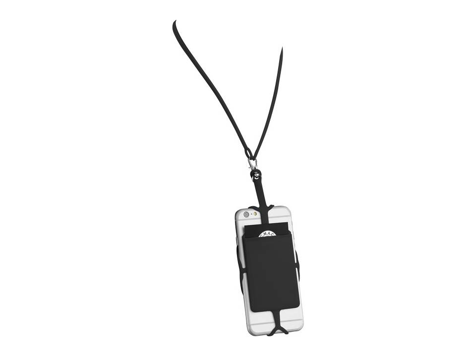 Silicone RFID Card Holder with Lanyard 2