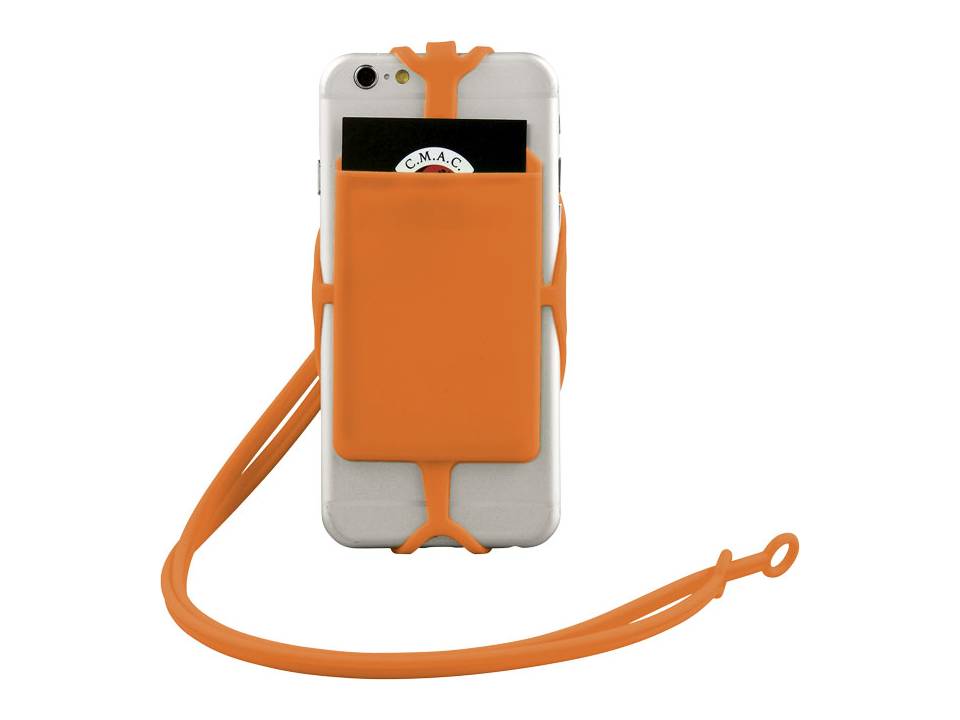 Silicone RFID Card Holder with Lanyard 8