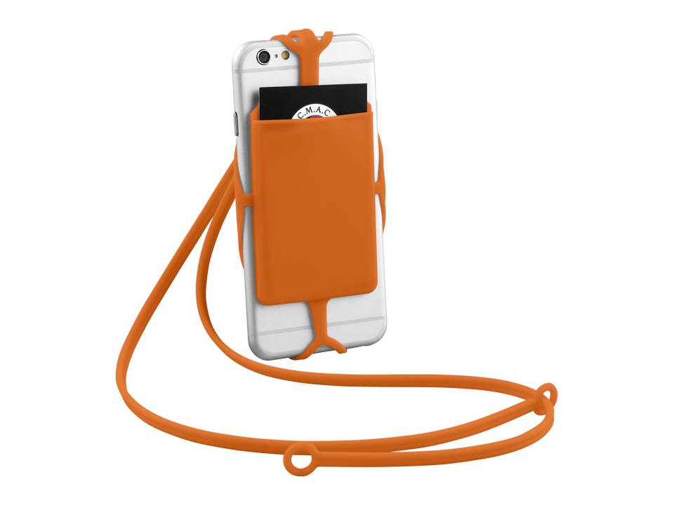 Silicone RFID Card Holder with Lanyard 6