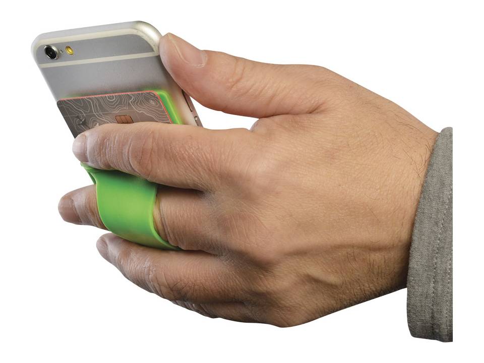 Silicone Phone Wallet with Finger Slot 5