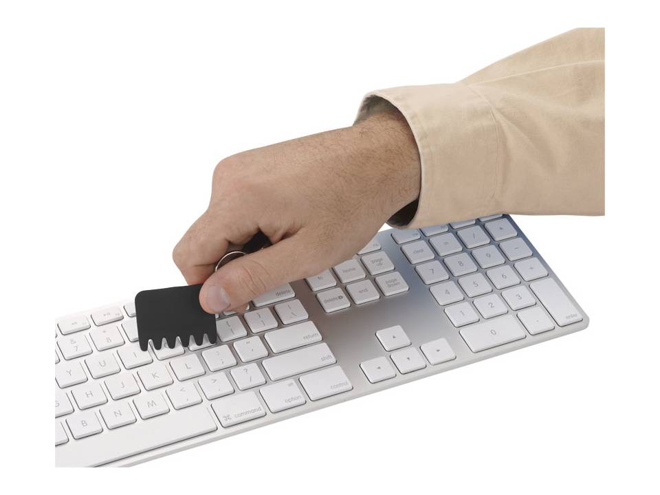 Silicone Keyboard Brush and Key Ring 8