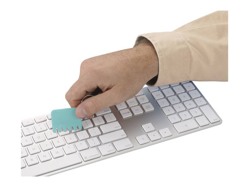 Silicone Keyboard Brush and Key Ring 13