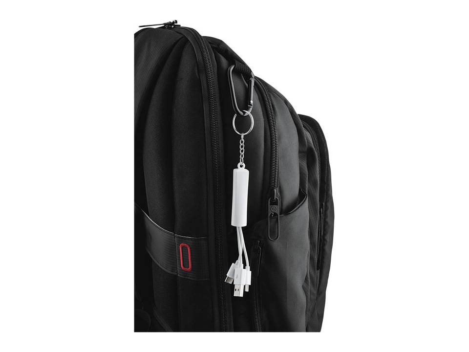 Route 3-in-1 Charging Cable with Key-ring 19