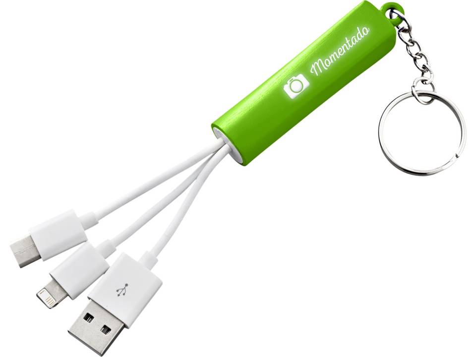 Route 3-in-1 Charging Cable with Key-ring 4