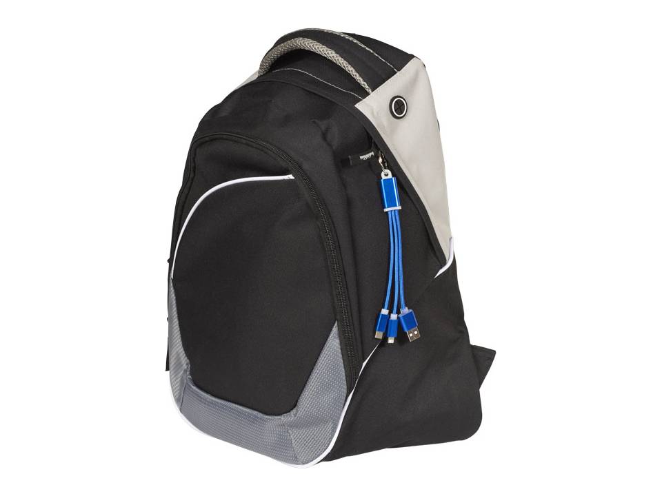 Metal 3-in-1 Charging Cable with Key-ring 12