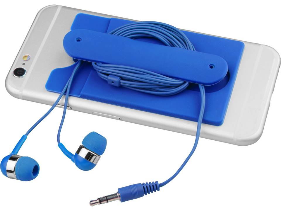 Wired earbuds and silicone phone wallet 11