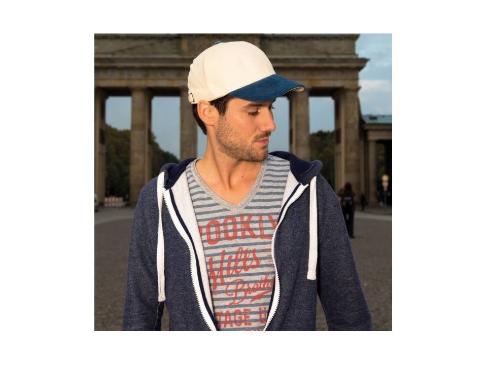 Turned Brushed Suede Cap 7