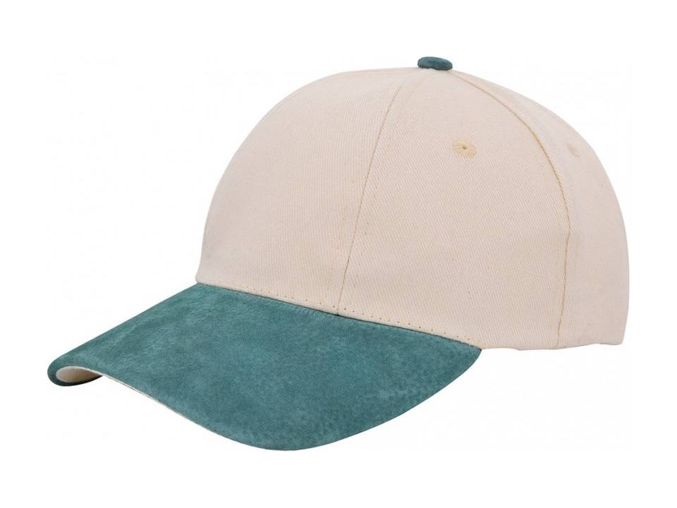 Turned Brushed Suede Cap 1