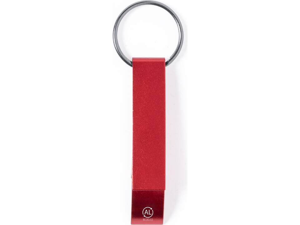 Keyring opener in recycled aluminium with can opener 2