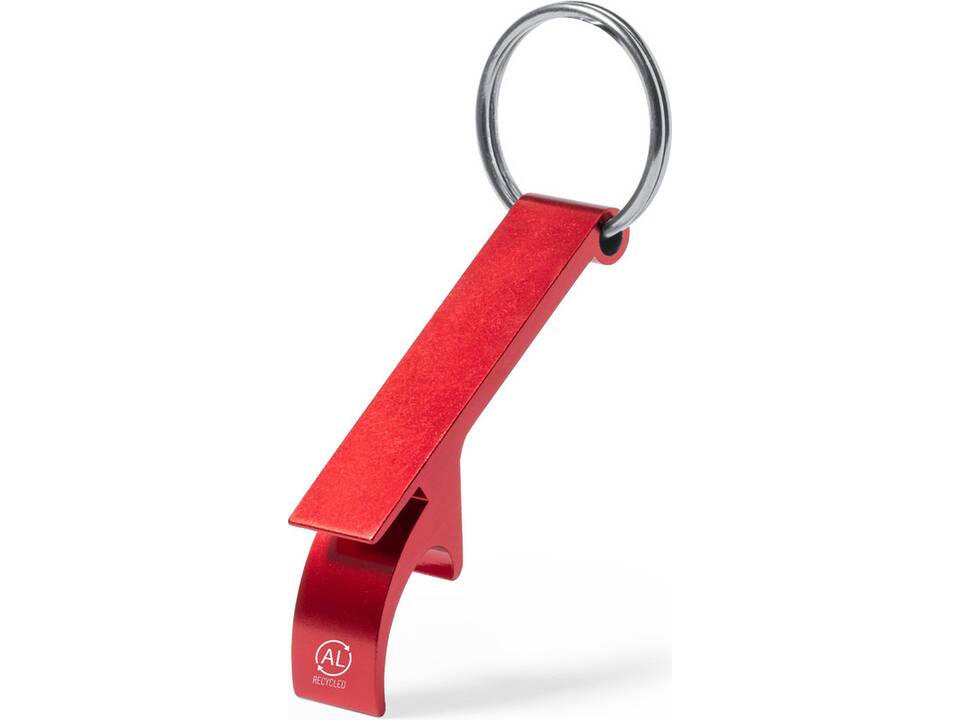 Keyring opener in recycled aluminium with can opener 7