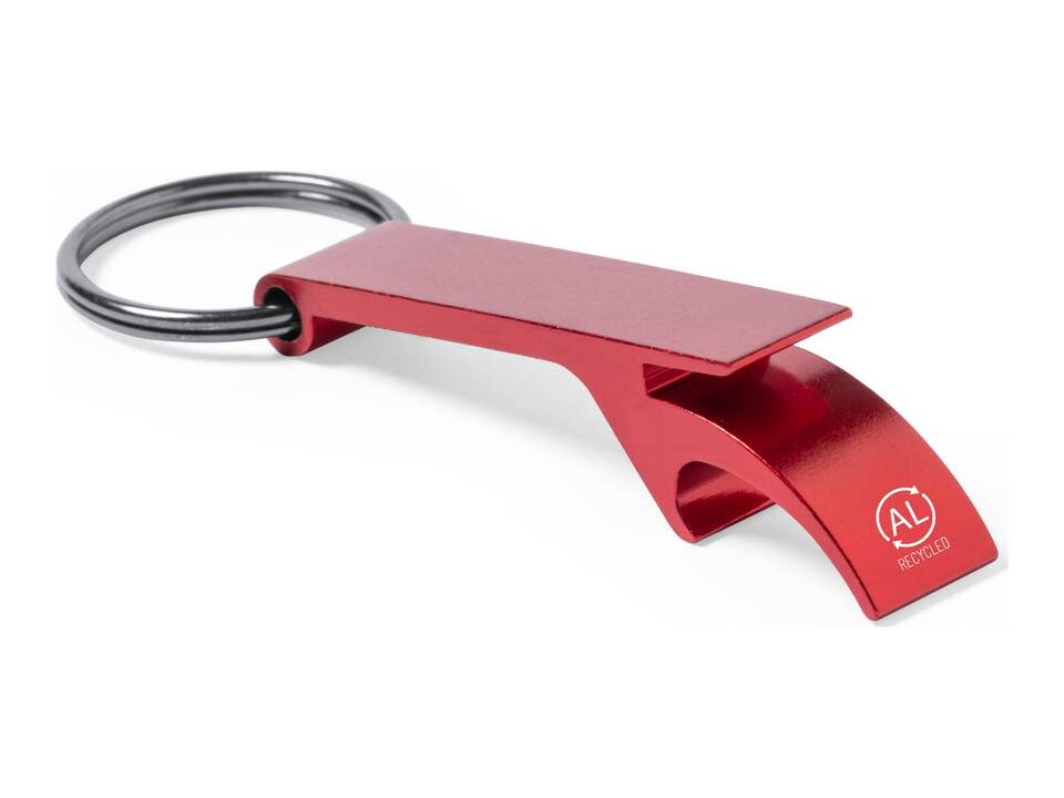 Keyring opener in recycled aluminium with can opener 9
