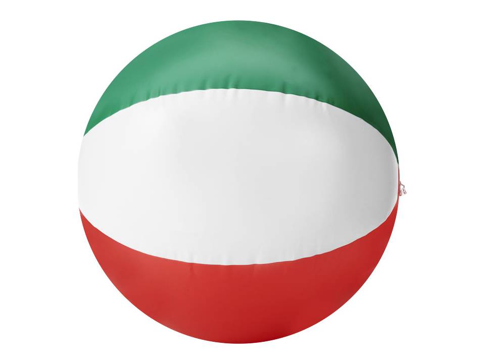 Rainbow solid beach ball 1