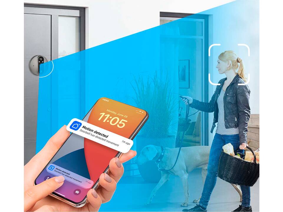 Prixton DV50 smart wifi door guard viewer 4