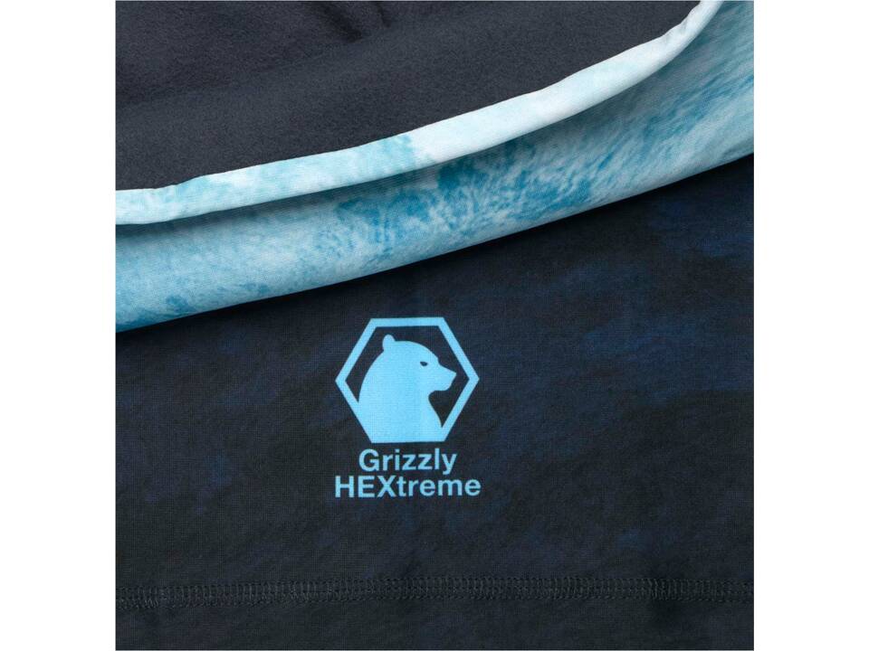 Zoya RPET sublimation multi-scarf with hems and fleece layer 8