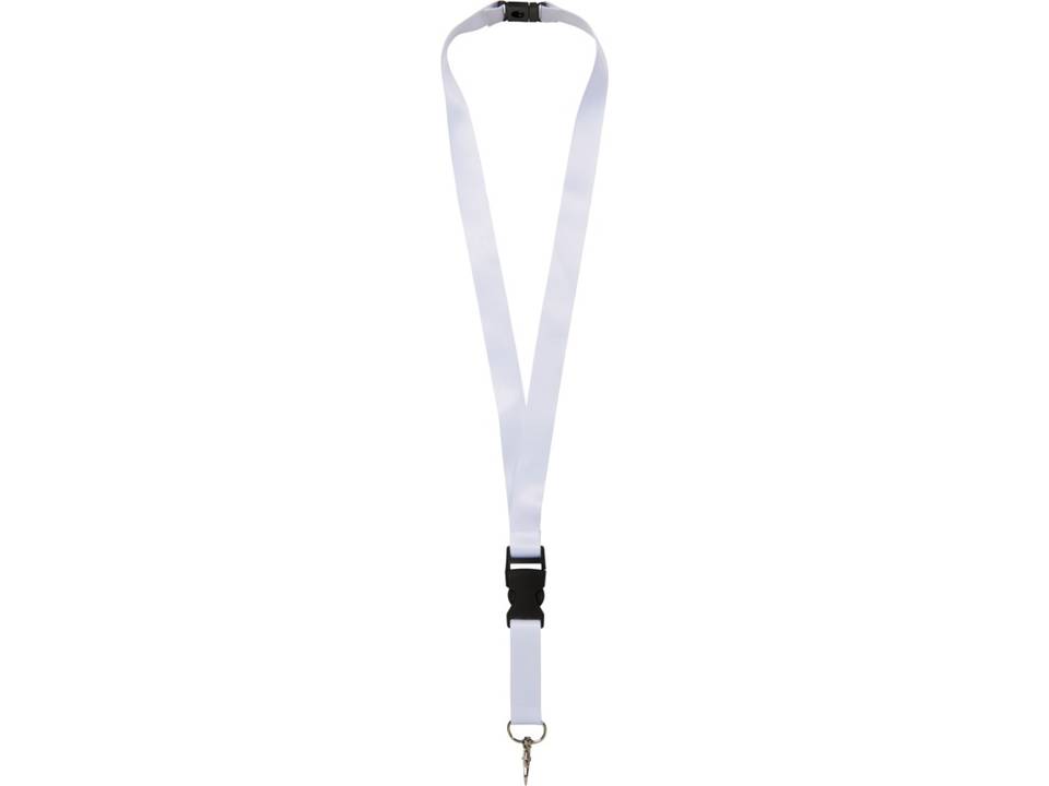 Balta recycled PET lanyard with safety buckle 10 mm 2