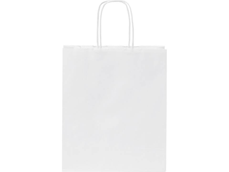 Kraft 80 g/m2 paper bag with twisted handles - small 2